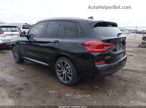 5UXTR9C51KLP90701 2019 BMW X3 Dark Blue Rear left