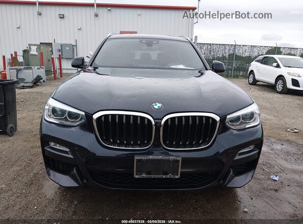 5UXTR9C51KLP90701 2019 BMW X3 Dark Blue Instrument cluster view