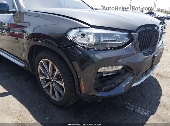 5UXTR9C51KLP94277 2019 BMW X3 Black Widok z przodu