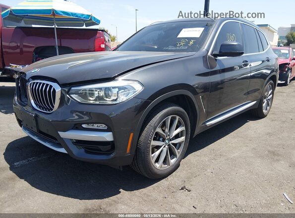 5UXTR9C51KLP94277 2019 BMW X3 Black Przód lewy