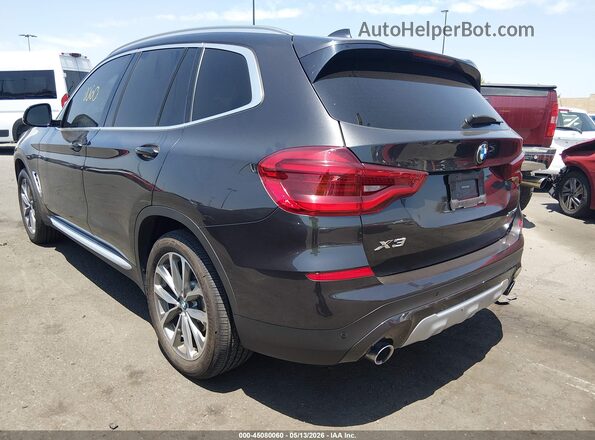 5UXTR9C51KLP94277 2019 BMW X3 Black Tył lewy