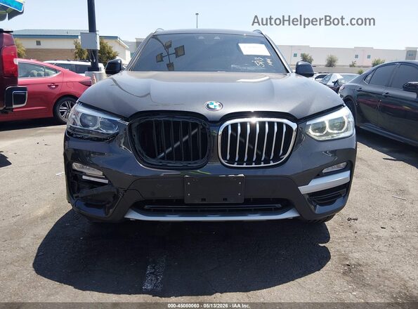 5UXTR9C51KLP94277 2019 BMW X3 Black Widok zestawu wskaźników