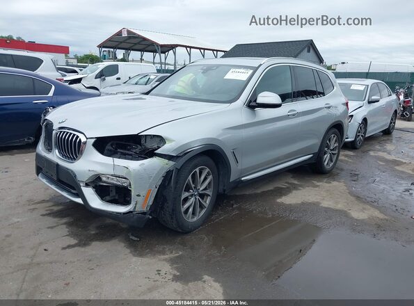 5UXTR9C52KLD98748 2019 BMW X3 Silver 