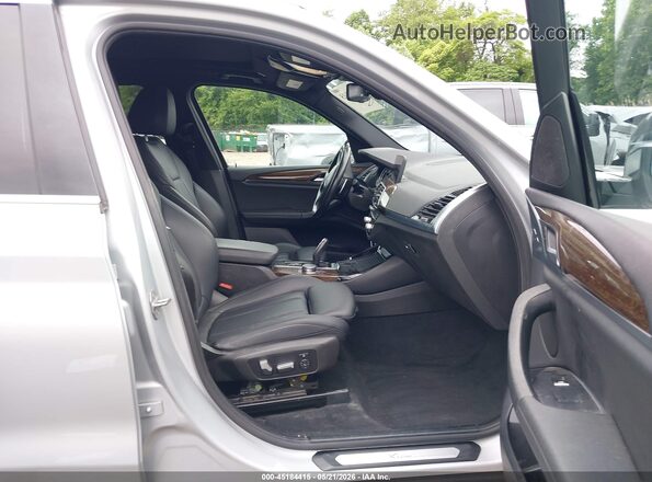 5UXTR9C52KLD98748 2019 BMW X3 Silver 