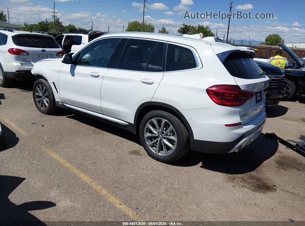 5UXTR9C52KLR08254 2019 BMW X3 White Задня ліва чверть
