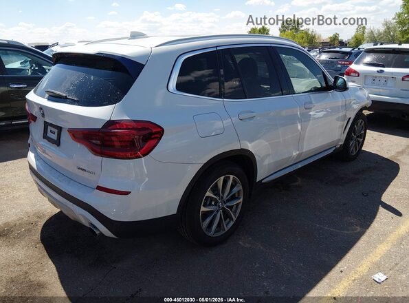 5UXTR9C52KLR08254 2019 BMW X3 White Задня права чверть