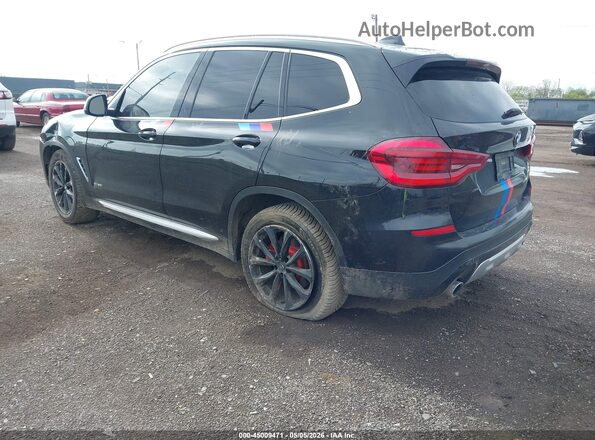 5UXTR9C53JLC74468 2018 BMW X3 Черный Задняя левая четверть