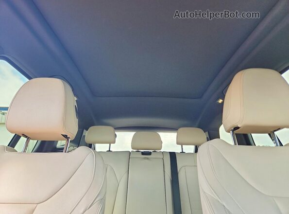 5UXTR9C53KLP91042 2019 BMW X3 Charcoal Rear seats view