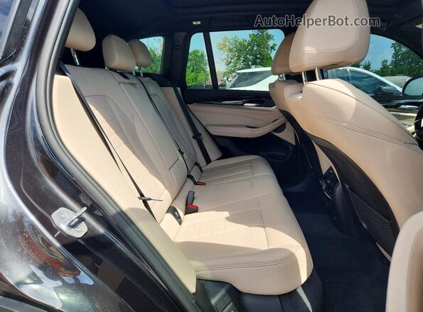 5UXTR9C53KLP91042 2019 BMW X3 Charcoal Rear interior view