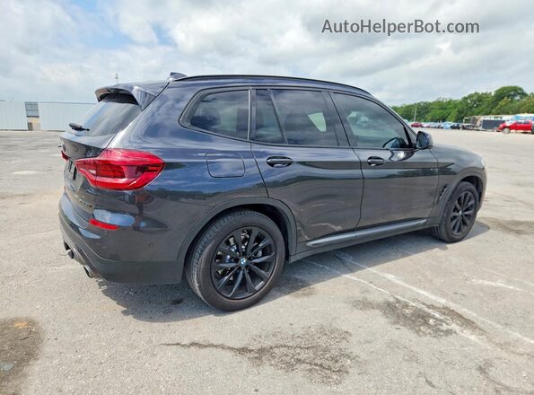 5UXTR9C53KLP91042 2019 BMW X3 Charcoal Rear right