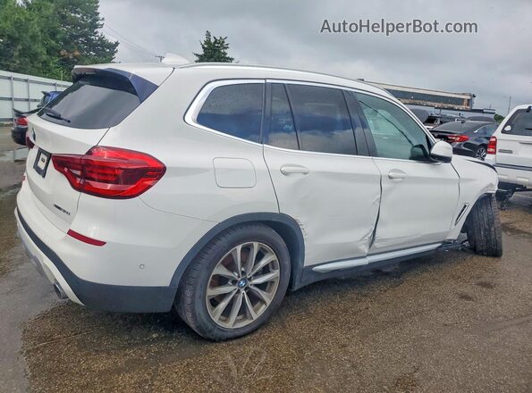 5UXTR9C54JLD68021 2018 BMW X3 White Tył prawy