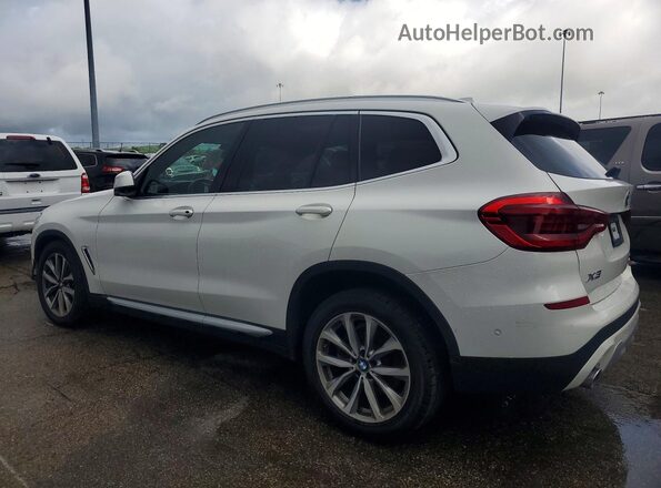 5UXTR9C54JLD68021 2018 BMW X3 White Tył lewy