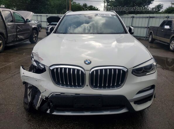 5UXTR9C54JLD68021 2018 BMW X3 White Widok z przodu