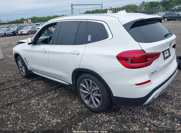 5UXTR9C54JLD90164 2018 BMW X3 Белый Задняя левая четверть