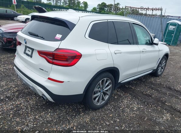 5UXTR9C54JLD90164 2018 BMW X3 Белый Задняя правая четверть
