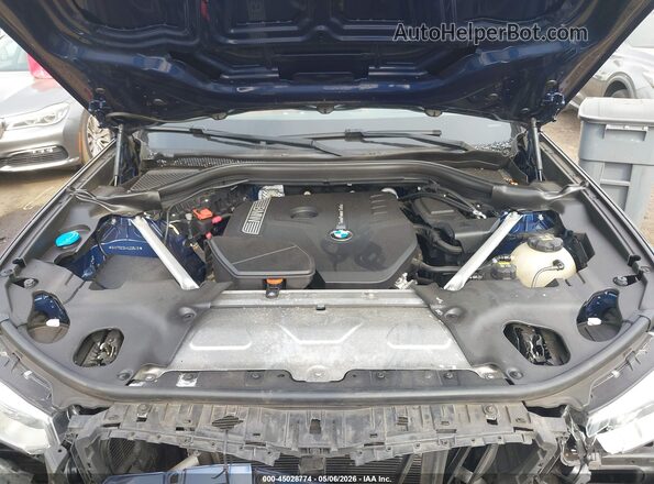 5UXTR9C54KLD95415 2019 BMW X3 Blue Вид ззаду