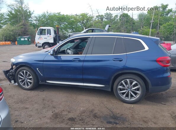 5UXTR9C54KLD95415 2019 BMW X3 Blue Панорамний вид салону 360°