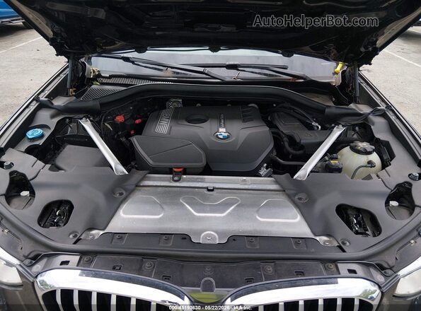 5UXTR9C54KLE14223 2019 BMW X3 Black Вид ззаду