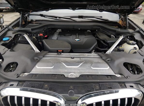 5UXTR9C55KLD93723 2019 BMW X3 Black უკანა ხედი