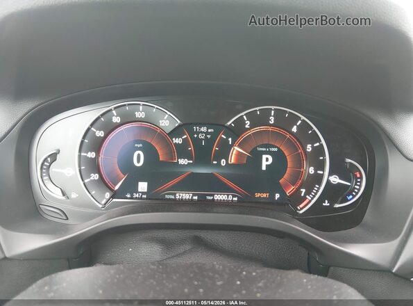 5UXTR9C55KLD93723 2019 BMW X3 Black უკანა სავარძლების ხედი