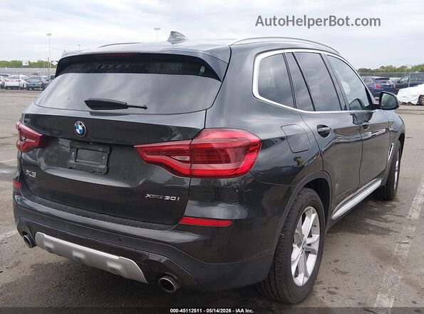5UXTR9C55KLD93723 2019 BMW X3 Black უკანა მარჯვენა