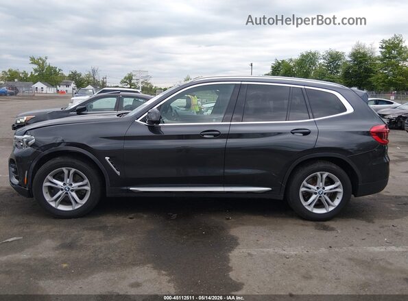 5UXTR9C55KLD93723 2019 BMW X3 Black სალონის 360-გრადუსიანი ხედი
