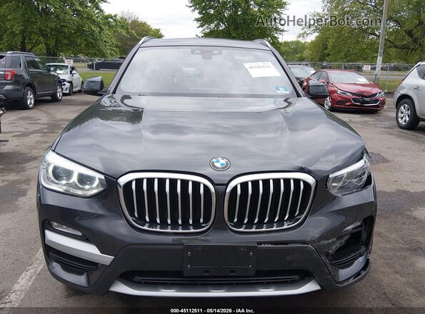 5UXTR9C55KLD93723 2019 BMW X3 Black ხელსაწყოთა პანელის ხედი