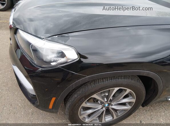 5UXTR9C55KLP95951 2019 BMW X3 Black Դիմացի տեսք