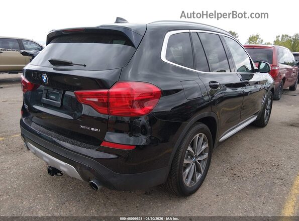 5UXTR9C55KLP95951 2019 BMW X3 Black Հետևի աջ