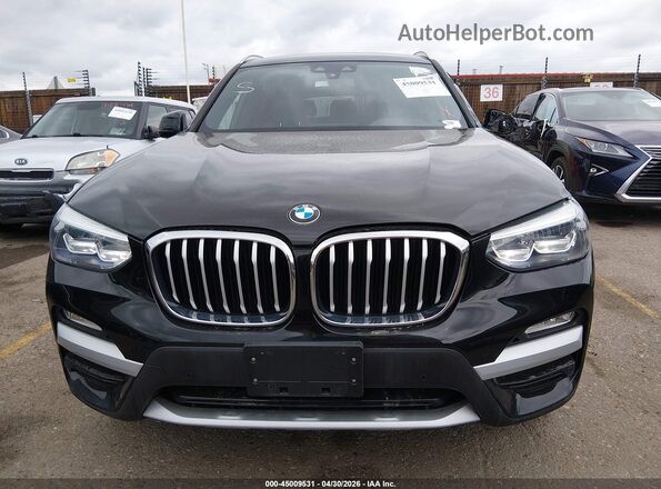 5UXTR9C55KLP95951 2019 BMW X3 Black Սարքավորումների վահանակի տեսք