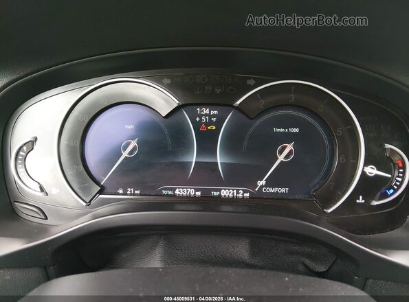5UXTR9C55KLP95951 2019 BMW X3 Black Հետևի նստատեղերի տեսք