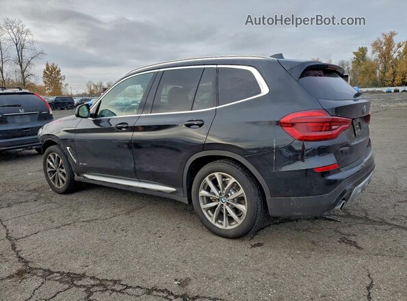 5UXTR9C57JLC73761 2018 BMW X3 Black უკანა მარცხენა