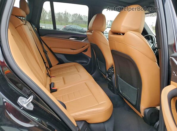 5UXTR9C57JLC73761 2018 BMW X3 Black უკანა სალონის ხედი