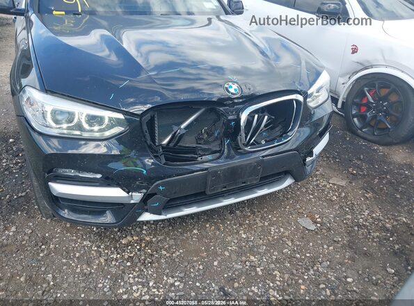 5UXTR9C57JLD74685 2018 BMW X3 Black Front view