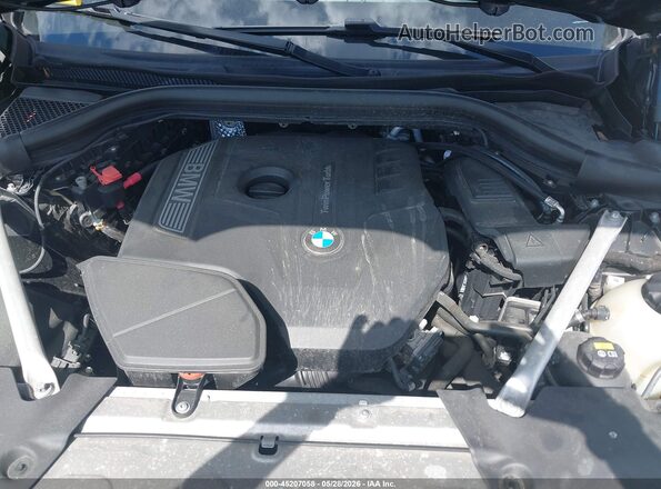 5UXTR9C57JLD74685 2018 BMW X3 Black Rear view