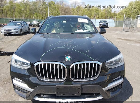 5UXTR9C58KLD92789 2019 BMW X3 Black Widok zestawu wskaźników