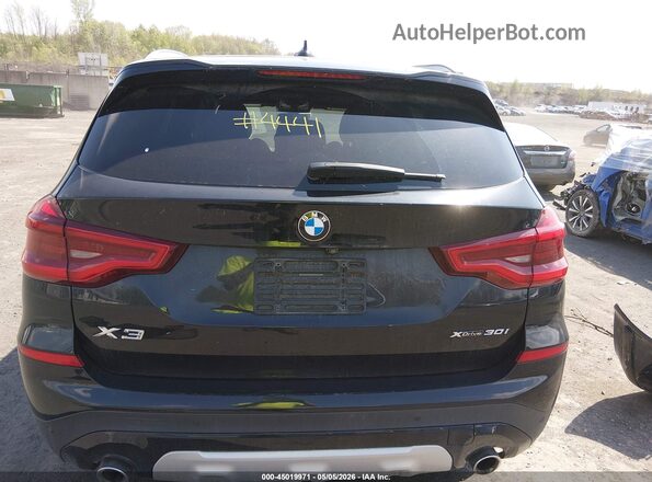 5UXTR9C58KLD92789 2019 BMW X3 Black 