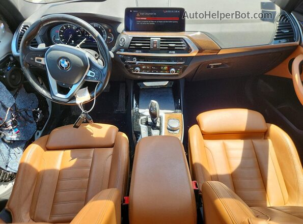 5UXTR9C58KLE14399 2019 BMW X3 White 