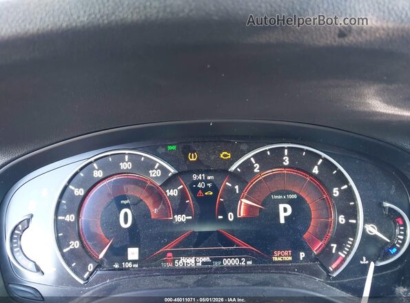 5UXTR9C58KLR08761 2019 BMW X3 Blue უკანა სავარძლების ხედი