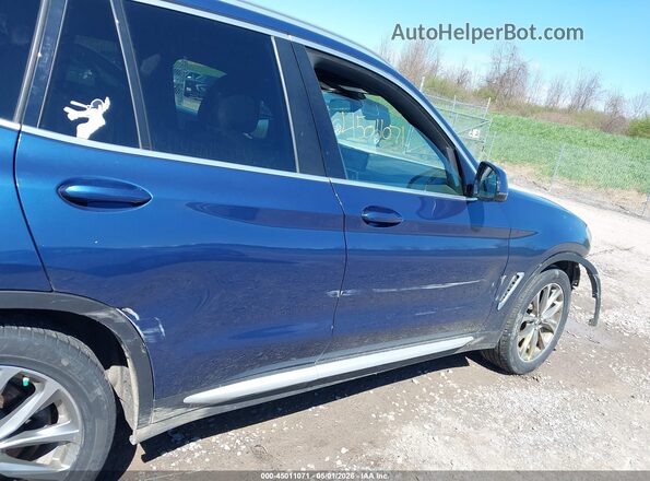 5UXTR9C58KLR08761 2019 BMW X3 Blue 