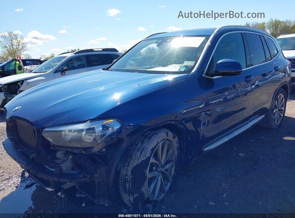 5UXTR9C58KLR08761 2019 BMW X3 Blue 