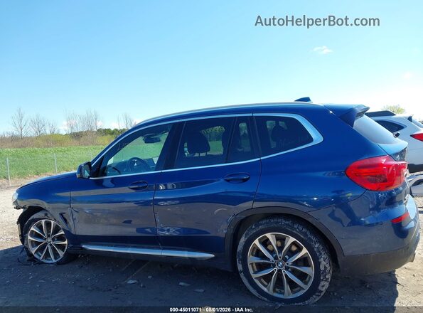 5UXTR9C58KLR08761 2019 BMW X3 Blue 