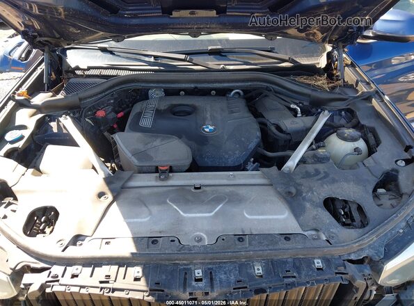 5UXTR9C58KLR08761 2019 BMW X3 Blue უკანა ხედი