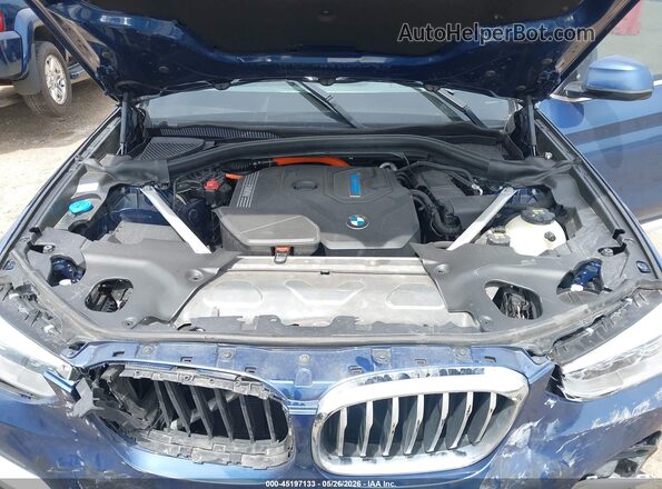 5UXTS1C03M9H13227 2021 BMW X3 Blue Rear view