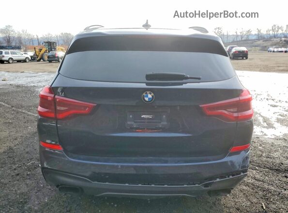 5UXTS3C52J0Y98746 2018 BMW X3 Синий Вид сзади
