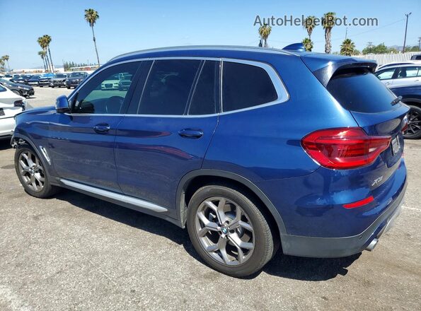 5UXTY3C01L9B08261 2020 BMW X3 Blue 