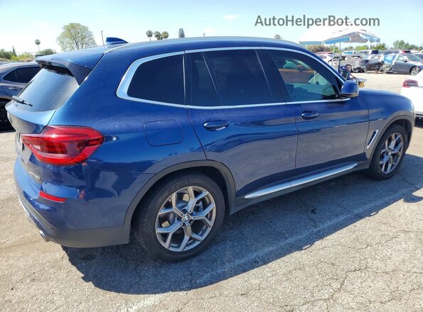 5UXTY3C01L9B08261 2020 BMW X3 Blue 