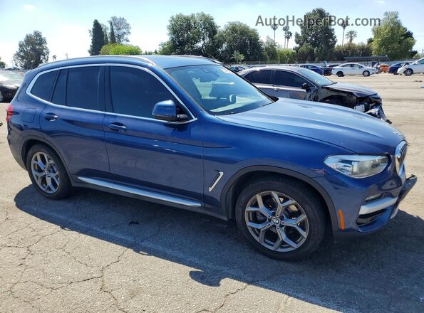 5UXTY3C01L9B08261 2020 BMW X3 Blue 