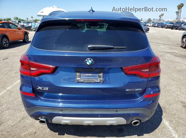 5UXTY3C01L9B08261 2020 BMW X3 Blue 