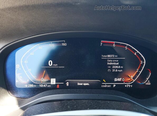 5UXTY3C01L9B08261 2020 BMW X3 Blue 